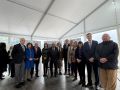 A USC coloca a primeira pedra da nova Facultade de Farmacia, eixo do futuro complexo de Ciencias da Saúde Acto simbólico de colocación da primeira pedra da Facultade de Farmacia
