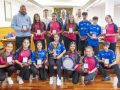 El Concello de O Pino recibió oficialmente a los campeones europeos de fútbol gaélico cadete