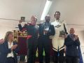 Luis Penido celebra su segunda posición en la subida Internacional al Fito del Europeo FIA