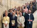 Los y las galardonadas fueron recibidas en el Pazo de Raxoi
