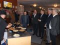 Lestedo se prepara para la Festa da Filloa, una de las grandes citas del Entroido gallego Presentación de la 43ª Festa da Filloa de Lestedo en el CIFP Compostela