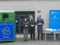 La Xunta impulsa un proyecto pionero de reciclaje textil en los albergues del Camino de Santiago Presentación del proyecto de reciclaje textil en el albergue de Monte do Gozo, en Santiago de Compostela