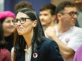 Rosa Crujeiras, primeira muller en acceder ao reitorado da USC en máis de cinco séculos de historia da institución.