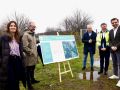 Diego Calvo comprobó las obras de acondicionamiento de la vía, destinadas a mejorar el drenaje y accesibilidad a los núcleos rurales