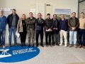 Directivos de FEGAPE durante su visita al Biopolo Sionlla