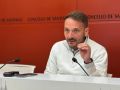 El concejal del PP, Borja Rubio, en rueda de prensa
