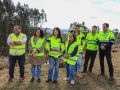 La conselleira de Vivenda, María Martínez Allegue, durante su participación en la jornada de reforestación en Teo