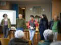 La jornada reunió a alumnado, profesorado, representantes vecinales y al concejal Xesús Domínguez para analizar iniciativas vinculadas al futuro parque agrario de Aríns