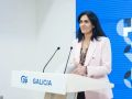 La secretaria general del PPdeG, Paula Prado, en rueda de prensa