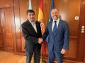 Pedro Blanco, delegado de goberno y Ramiro Rodríguez Bausero, cónsul xeral de Uruguai en Galicia
