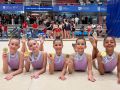 El Club Viravolta Santiago gana el oro gallego escolar en gimnasia rítmica alevín Las campeonas gallegas de gimnasia rítmica escolar