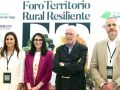A reitora da USC inaugurou o Foro Territorio Rural Resiliente no Edificio CINC da Cidade da Cultura, unha iniciativa centrada na reflexión sobre o futuro do rural en Galicia