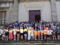 Alumnos del CEIP Arquitecto Casas Novoa de Santiago formaron parte del pleno infantil celebrado en el Parlamento de Galicia
