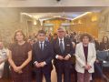A alcaldesa de Santiago, Goretti Sanmartín, participou na clausura da asemblea xeral da Confederación de Empresarios de Galicia