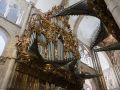 El director musical de la Catedral, Óscar Valado, y el organista Juan de la Rubia presentaron el ciclo 'Bach Compostela', un proyecto que ofrecerá 21 conciertos gratuitos