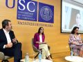 A xornada inaugurárona a reitora da USC, Rosa M. Crujeiras; o secretario de Estado de Xuventude e Infancia, Rubén Pérez Correa, e a directora xeral de Ordenación e Innovación Educativa da Xunta de Galicia, Judith Fernández Novoa