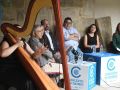 El director de Turismo de Galicia, Xosé Merelles, durante la presentación del Noia Harp Fest 2026, que se celebrará con programación gratuita