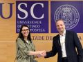 Arturo X. Pereiro tomou posesión como decano da Facultade de Psicoloxía nun acto presidido pola reitora da USC, Rosa Crujeiras