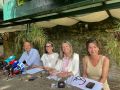 Álvarez, Castro, Rosón e Muíños en rolda de prensa