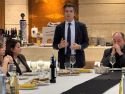 Borja Verea, durante la reunión con representantes del sector turístico en Santiago