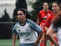 Catalina Pereira, durante un partido con la selección gallega sub-16 en el Campeonato de España