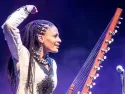 La arpista Sona Jobarteh, una de las grandes figuras del festival