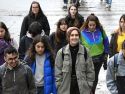 Estudiantes en Santiago
