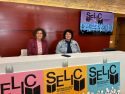 La alcaldesa de Santiago, Goretti Sanmartín, y la directora artística de la feria, Lorena Conde, presentaron la programación