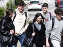 Foto archivo estudiantes en el campus sur
