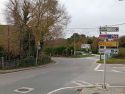 Cruce entre la Travesía do Oporto y la rúa Magdalena, en O Milladoiro, cuya peligrosidad denuncia UCIN Ames