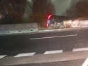 Uno de los vehículos implicados en el accidente múltiple de esta mañana