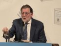 Mariano Rajoy, durante la presentación de su libro en Santiago