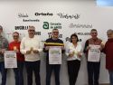 Representantes do Concello de Ames e da Asociación Fonte da Virxe durante a presentación da programación da Gran Festa de Reis 2026