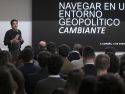 Juan Villar, durante su intervención en la sesión en Nordés Empresarial