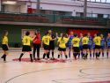 Imagen de archivo del equipo senior de la SD A Gaiola al comienzo de un encuentro