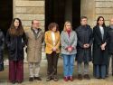Minuto de silencio en la Plaza del Obradoiro en memoria de las víctimas del accidente de Adamuz