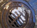 Una intensa granizada marcó la mañana de Santiago de Compostela