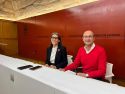 Mercedes Rosón e Gonzalo Muiños na rolda de prensa deste venres
