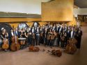 Real Filharmonía de Galicia, en el hall del Auditorio de Galicia