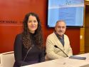 La teniente de alcaldesa, María Rozas, presenta la apertura del proceso de votación de los Orzamentos Participativos municipales