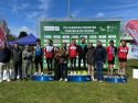 Imagen del podio con los principales clasificados en la competición