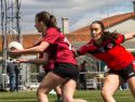 Acción de juego entre Estrela Supernova y Friol durante la Copa Galega