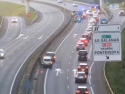 Retenciones en la AG-56 tras los dos accidentes registrados a primera hora