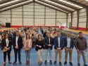 Participantes en el XXXIII Encontro de Maiores durante la jornada celebrada en el pabellón del Forte