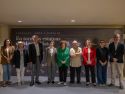 Todos los representantes municipales que asistieron al comienzo de las jornadas