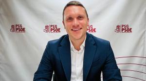 Aitor Bouza, secretario xeral del PSdeG en Santiago y diputado en el Parlamento de Galicia