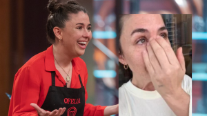 La exconcursante de MasterChef difundió dos vídeos consecutivos en los que describe momentos de alarma y después una calma relativa en su zona