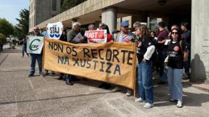 Los sindicatos alertan de sobrecarga de trabajo y falta de personal en los juzgados de Santiago