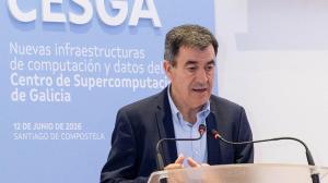 El conselleiro de Educación, Ciencia, Universidades e FP, Román Rodríguez