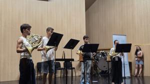 O Conservatorio de Santiago acolleu un concerto de balde centrado na trompa. Foto de Eladio Lois (26)